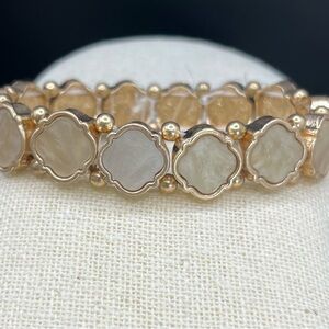 White Stone Bracelet